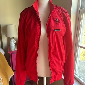 Members Only Red Iconic Racer Bomber Jacket